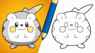 How To Draw Togedemaru Pokemon [upl. by Anaile169]