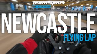 Flying Lap  TeamSport EKarting Newcastle [upl. by Aisauqal890]