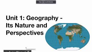 AP Human Geography  Unit 1 Types of Maps [upl. by Christie871]