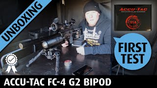 AccuTac FC4 G2 Bipod Unboxing [upl. by Hau904]