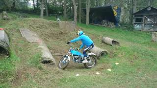 Bultaco sherpa classic trial [upl. by Ahtram]