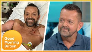 First Person In The World To Have a Double Arm amp Shoulder Transplant Tells His Miracle Story  GMB [upl. by Eveleen]