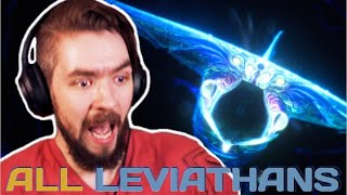 JACKSEPTICEYE Reacts To EVERY LEVIATHAN In Subnautica [upl. by Gimpel]