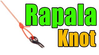 Rapala Knot  How To Tie A Easy Loop Knot for Fishing [upl. by Ecirtaed]