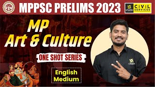 MPPSC Prelims 2023  Complete MP Art amp Culture in One Shot English Medium  Sourabh Yadav Sir [upl. by Eniledam130]