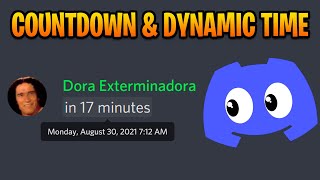 Setup Discord Secret Countdown amp Dynamic Timestamps [upl. by Intisar]