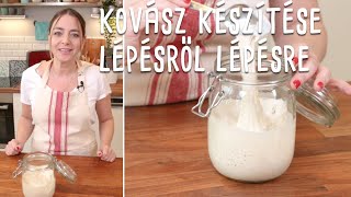 Kovász készítése lépésről lépésre  Mindmegettehu [upl. by Melia774]