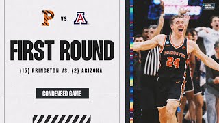 Princeton vs Arizona  First Round NCAA tournament extended highlights [upl. by Ellingston]