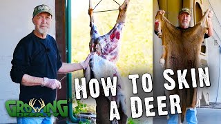 How To Easily Skin A Deer 580 [upl. by Heringer287]