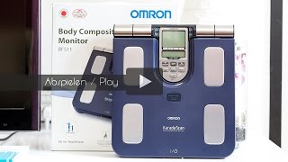 Unboxing Omron BF 511 KörperanalyseWaage [upl. by Fredericka]