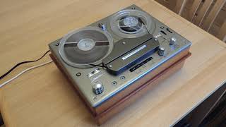 Tandberg 64 reeltoreel tape recorder demo [upl. by Helena]