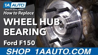 How to Replace Wheel Hub Bearing 1114 Ford F150 [upl. by Amsirak]