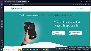 Mining pool monitor Mine Box [upl. by Hurwit751]