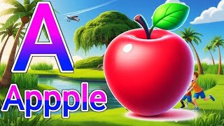 Phonics Song 2 with TWO Words in 3DA For Airplane  ABC Alphabet Songs with Sounds for Children [upl. by Larry]