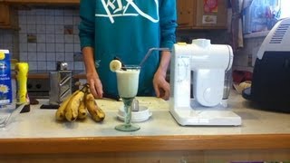 Rezept Bananen Milchshake zubereiten  so gehts [upl. by Adrea]