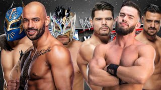 Ricochet amp The Lucha Dragons vs Austin Theory amp Los Lotharios  WWE SvR 2010 Gameplay [upl. by Aneeuq]