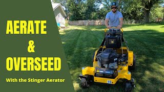 Stinger Aerator Aeration amp Overseeding [upl. by Sol729]