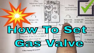 Baxi Duo tec platinum setting up gas valve and service mode [upl. by Odnanref184]