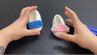 Tutorial zapatitos de bebé a crochet estilo mocasines [upl. by Elokcin354]