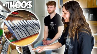 Pro Pianist tries a Piano with REAL Hammers [upl. by Yelats]