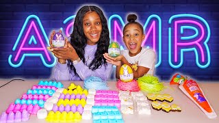 Eating Peeps Easter ASMR  Calis Playhouse [upl. by Yate]