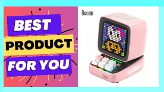 Divoom DitooPro Retro Pixel Art Bluetooth Portable Speaker Alarm Clock DIY LED [upl. by Aniluap]