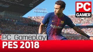 PES 2018 PC gameplay — full match [upl. by Somisareg51]