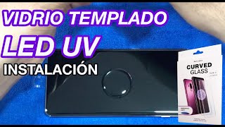 Como Instalar vidrio curvo para celular S10 Plus S20 S9 S8 S7 P30 Pro Note 8 Note 9 Note 10 [upl. by Kylah]