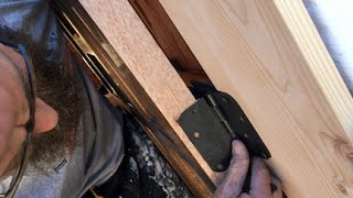 How to Install a Door Jamb and Hang a Door  FouchoMatic Workshop [upl. by Joette306]