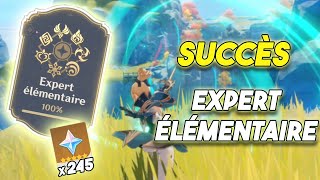 Succès Expert Élémentaire Réussir tous les succès  Genshin Impact [upl. by Estell]