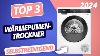 Die BESTEN SELBSTREINIGENDEN WÄRMEPUMPENTROCKNER 2024  TOP 3 Trockner im VERGLEICH [upl. by Monah]