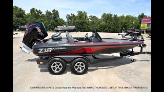 2024 Nitro Z18 Pro Pack bass boat w175HP ProXS Stock N1673 [upl. by Nylehtak]