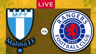 MALMO vs RANGERS  LIVE Champions League Qualification  Football Match [upl. by Kcirtap]