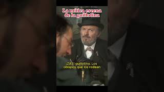 ¡ZAS Guillotina Inolvidable escena de EL MAESTRO DE ESGRIMA [upl. by Adnilym394]