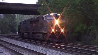 CSX Q372 Mix Freight from Cumberland MD to Greenwich Yard  Philadelphia PA at St Denis MD [upl. by Eiroc]