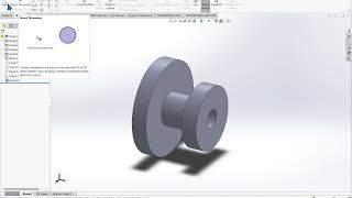 Solidworks 2024 Revolve amp Array Circle no commentary [upl. by Pammi]