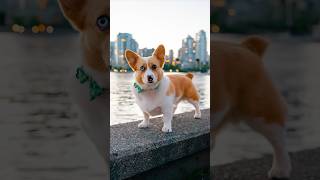 CUTE Corgi w Bowtie amp Heterochromia 🤵‍♂️ streetportraits dogphotography [upl. by Yuhas]