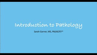 21 intro to pathology [upl. by Chuipek469]