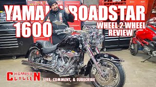 Yamaha Roadstar 1600 Metric Cruiser Wheel 2 Wheel Review and Build Overview [upl. by Ettevy90]