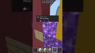 Making my subscriber logo pixel art in Minecraft minecraft pixilart shorts [upl. by Wassyngton]