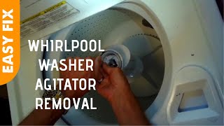 ✨ AGITATOR REMOVAL  WHIRLPOOL WASHER  Easy DIY Fix ✨ [upl. by Mcdougall286]