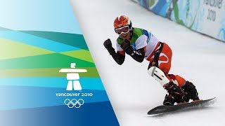 Womens Snowboard  Parallel Giant Slalom  Vancouver 2010 Winter Olympic Games [upl. by Rahab]