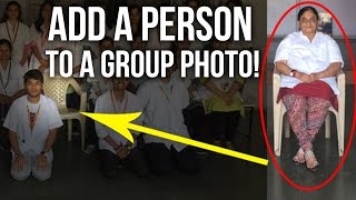 How To Add A Person To A Group Photo  Photoshop Tutorial [upl. by Yoo]