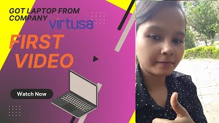 Welcome kit form VIRTUSA FIRST VLOGUNBOXING FIRST VIDEO [upl. by Phox383]