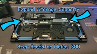 How to upgrade Acer Predator Helios 300 Storage [upl. by Adabel]