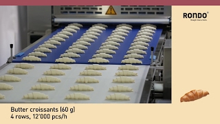 Croissant production with Cromaster for automatic production » RONDO [upl. by Yoo919]