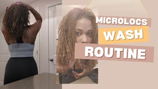 Exploring My Microlocs Wash Day Routine Tips and Tricks [upl. by Hankins]