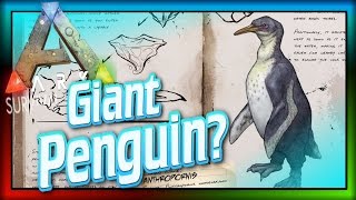 Giant Penguin ARK Survival Evolved Dossier 48 ARK Anthropornis Update amp Spotlight [upl. by Phalan]