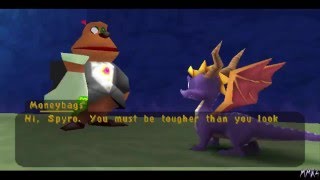 Spyro 2 Riptos Rage  Moneybags ConversationsCutscenes [upl. by Alleul358]