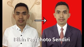 Photoshop 9  Cara Mudah Membuat Pas foto [upl. by Akcira912]